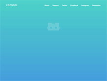 Tablet Screenshot of cazoobi.com